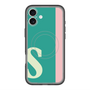 スリムプロテクションプレミアムケース with MagSafe［ オリジナル - initial color line - S green ］