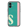 スリムプロテクションプレミアムケース with MagSafe［ オリジナル - initial color line - S green ］