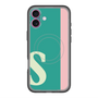 スリムプロテクションプレミアムケース with MagSafe［ オリジナル - initial color line - S green ］