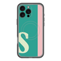 スリムプロテクションプレミアムケース with MagSafe［ オリジナル - initial color line - S green ］