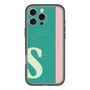 スリムプロテクションプレミアムケース with MagSafe［ オリジナル - initial color line - S green ］
