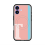 スリムプロテクションプレミアムケース with MagSafe［ オリジナル - initial color line - T pink ］