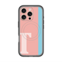 スリムプロテクションプレミアムケース with MagSafe［ オリジナル - initial color line - T pink ］