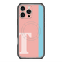 スリムプロテクションプレミアムケース with MagSafe［ オリジナル - initial color line - T pink ］