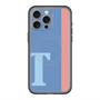 スリムプロテクションプレミアムケース with MagSafe［ オリジナル - initial color line - T blue ］