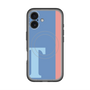 スリムプロテクションプレミアムケース with MagSafe［ オリジナル - initial color line - T blue ］