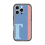 スリムプロテクションプレミアムケース with MagSafe［ オリジナル - initial color line - T blue ］