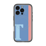 スリムプロテクションプレミアムケース with MagSafe［ オリジナル - initial color line - T blue ］