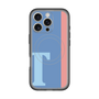 スリムプロテクションプレミアムケース with MagSafe［ オリジナル - initial color line - T blue ］