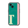スリムプロテクションプレミアムケース with MagSafe［ オリジナル - initial color line - T green ］