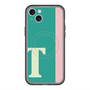 スリムプロテクションプレミアムケース with MagSafe［ オリジナル - initial color line - T green ］