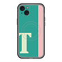 スリムプロテクションプレミアムケース with MagSafe［ オリジナル - initial color line - T green ］
