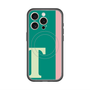スリムプロテクションプレミアムケース with MagSafe［ オリジナル - initial color line - T green ］