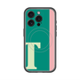 スリムプロテクションプレミアムケース with MagSafe［ オリジナル - initial color line - T green ］