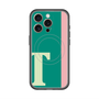 スリムプロテクションプレミアムケース with MagSafe［ オリジナル - initial color line - T green ］