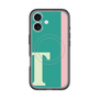 スリムプロテクションプレミアムケース with MagSafe［ オリジナル - initial color line - T green ］