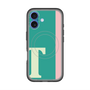 スリムプロテクションプレミアムケース with MagSafe［ オリジナル - initial color line - T green ］