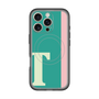 スリムプロテクションプレミアムケース with MagSafe［ オリジナル - initial color line - T green ］