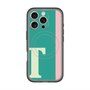 スリムプロテクションプレミアムケース with MagSafe［ オリジナル - initial color line - T green ］