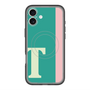スリムプロテクションプレミアムケース with MagSafe［ オリジナル - initial color line - T green ］
