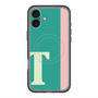 スリムプロテクションプレミアムケース with MagSafe［ オリジナル - initial color line - T green ］