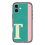 スリムプロテクションプレミアムケース with MagSafe［ オリジナル - initial color line - T green ］