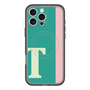 スリムプロテクションプレミアムケース with MagSafe［ オリジナル - initial color line - T green ］