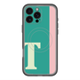 スリムプロテクションプレミアムケース with MagSafe［ オリジナル - initial color line - T green ］