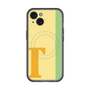 スリムプロテクションプレミアムケース with MagSafe［ オリジナル - initial color line - T yellow ］