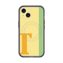 スリムプロテクションプレミアムケース with MagSafe［ オリジナル - initial color line - T yellow ］