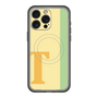 スリムプロテクションプレミアムケース with MagSafe［ オリジナル - initial color line - T yellow ］