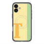 スリムプロテクションプレミアムケース with MagSafe［ オリジナル - initial color line - T yellow ］