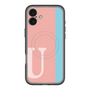 スリムプロテクションプレミアムケース with MagSafe［ オリジナル - initial color line - U pink ］
