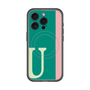 スリムプロテクションプレミアムケース with MagSafe［ オリジナル - initial color line - U green ］