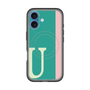 スリムプロテクションプレミアムケース with MagSafe［ オリジナル - initial color line - U green ］