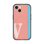 スリムプロテクションプレミアムケース with MagSafe［ オリジナル - initial color line - V pink ］