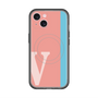 スリムプロテクションプレミアムケース with MagSafe［ オリジナル - initial color line - V pink ］