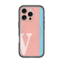 スリムプロテクションプレミアムケース with MagSafe［ オリジナル - initial color line - V pink ］