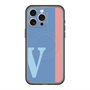 スリムプロテクションプレミアムケース with MagSafe［ オリジナル - initial color line - V blue ］