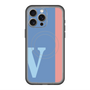 スリムプロテクションプレミアムケース with MagSafe［ オリジナル - initial color line - V blue ］