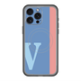 スリムプロテクションプレミアムケース with MagSafe［ オリジナル - initial color line - V blue ］