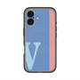 スリムプロテクションプレミアムケース with MagSafe［ オリジナル - initial color line - V blue ］