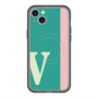 スリムプロテクションプレミアムケース with MagSafe［ オリジナル - initial color line - V green ］