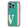 スリムプロテクションプレミアムケース with MagSafe［ オリジナル - initial color line - V green ］