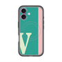 スリムプロテクションプレミアムケース with MagSafe［ オリジナル - initial color line - V green ］