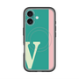 スリムプロテクションプレミアムケース with MagSafe［ オリジナル - initial color line - V green ］