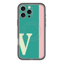 スリムプロテクションプレミアムケース with MagSafe［ オリジナル - initial color line - V green ］