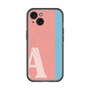 スリムプロテクションプレミアムケース with MagSafe［ オリジナル - initial color line - A pink ］