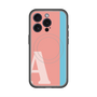 スリムプロテクションプレミアムケース with MagSafe［ オリジナル - initial color line - A pink ］
