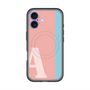 スリムプロテクションプレミアムケース with MagSafe［ オリジナル - initial color line - A pink ］